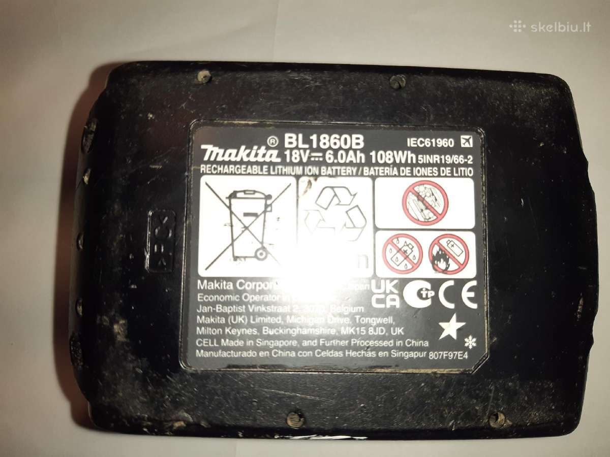 Makita 6ah - nuotraukos Nr. 3
