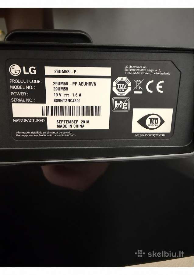 LG 29 colių Ultrawide Full HD monitorius - nuotraukos Nr. 2