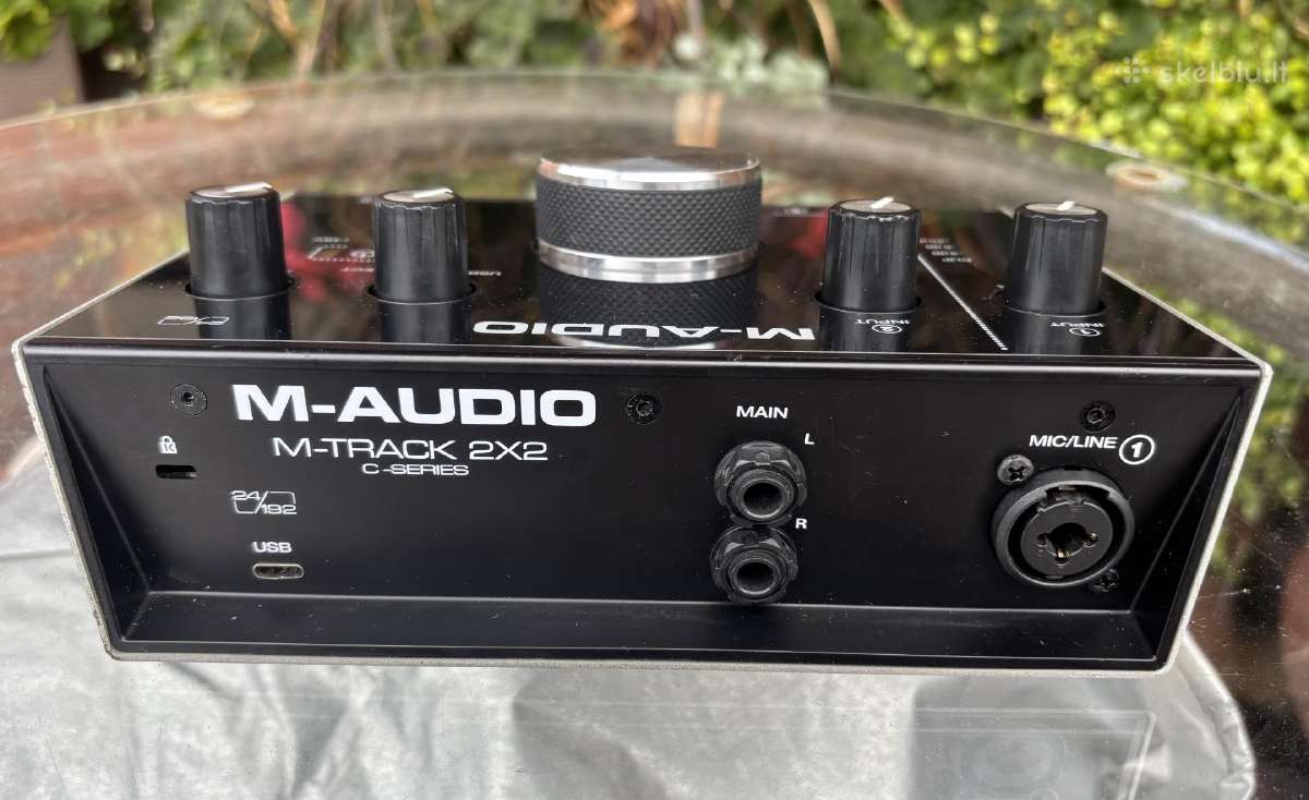 M-audio M-track 2x2 Usb-c garso korta - nuotraukos Nr. 2