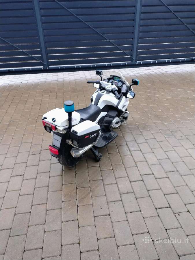 Vaikiškas policijos motociklas - nuotraukos Nr. 2