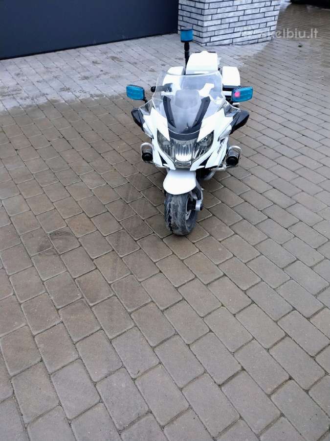 Vaikiškas policijos motociklas - nuotraukos Nr. 3