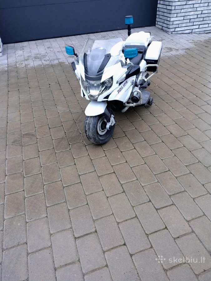 Vaikiškas policijos motociklas - nuotraukos Nr. 4