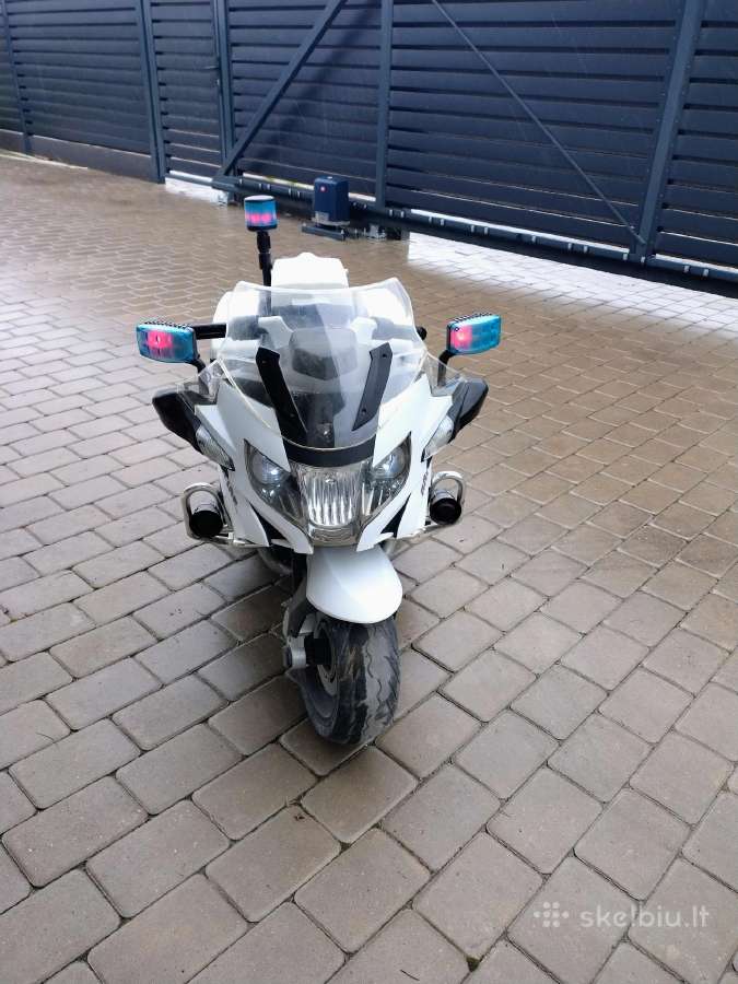 Vaikiškas policijos motociklas - nuotraukos Nr. 6
