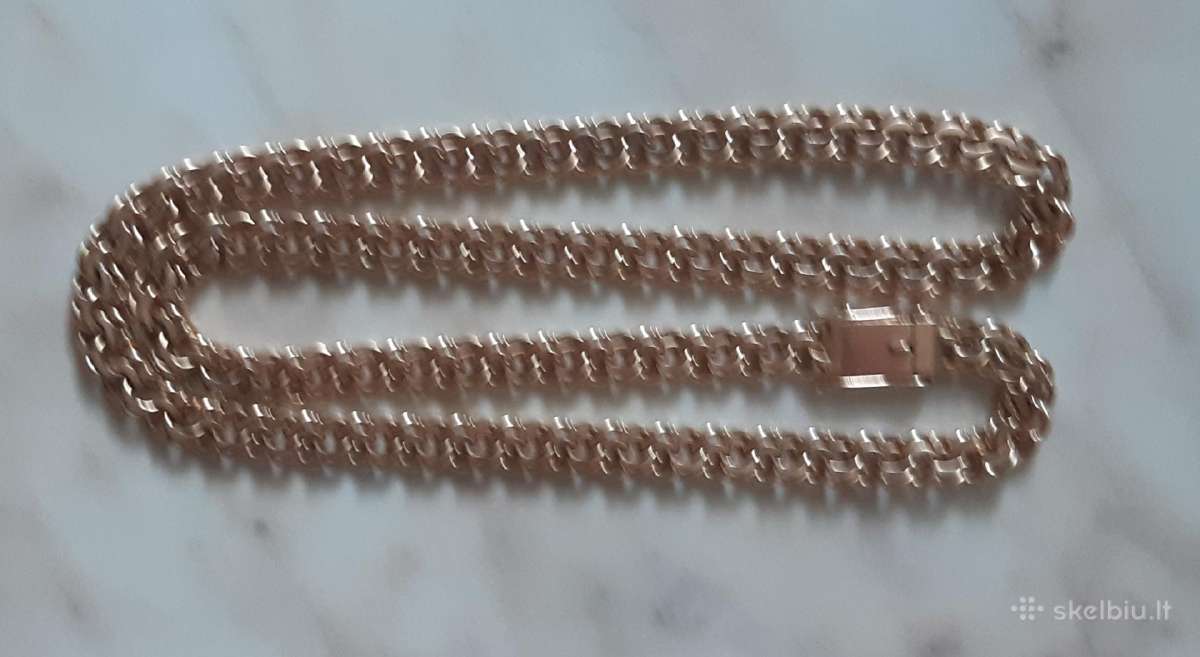 Bismarkas raudono auksine grandinele 585prb 61,5gr - nuotraukos Nr. 6