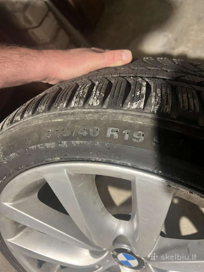 Bmw ratlankiai R19 su padangomis kumho žieminės - nuotraukos Nr. 2