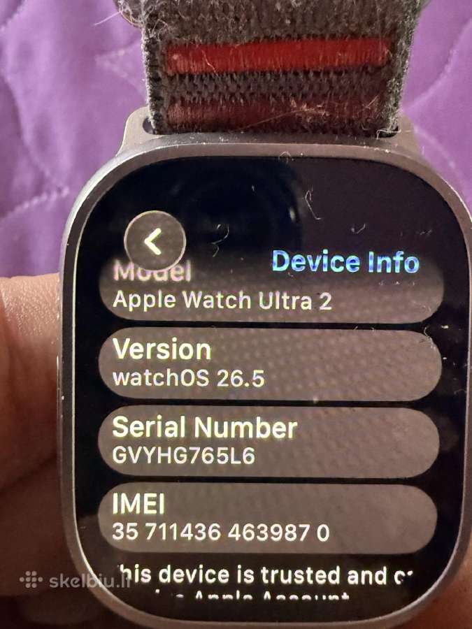 Parduodami Apple Watch Ultra 2 - nuotraukos Nr. 4