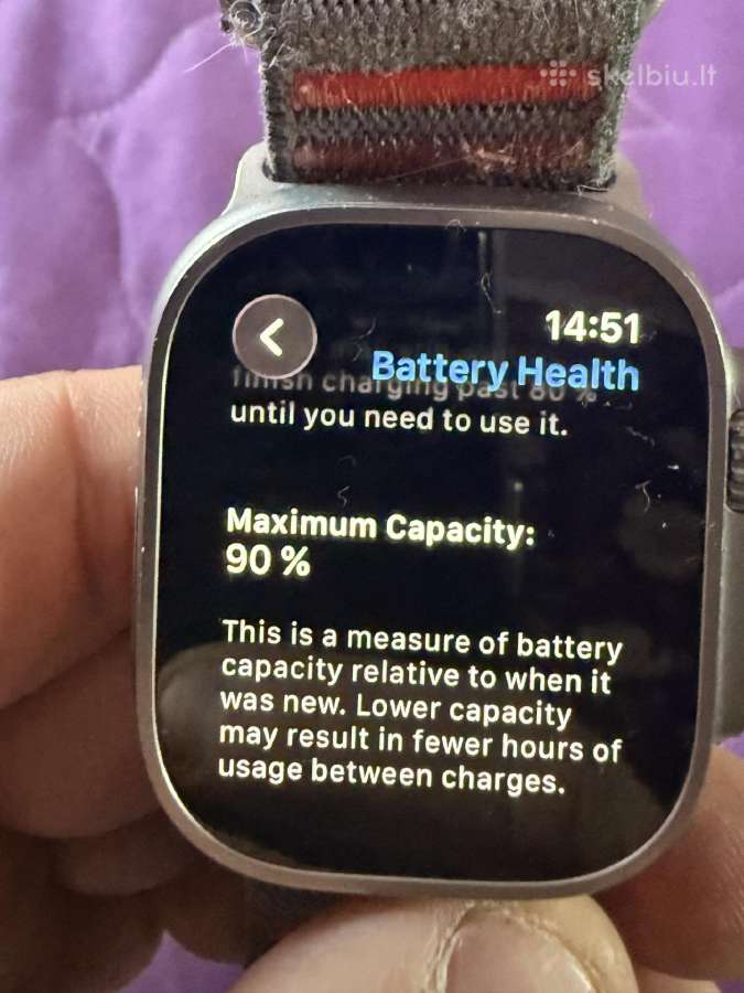 Parduodami Apple Watch Ultra 2 - nuotraukos Nr. 5