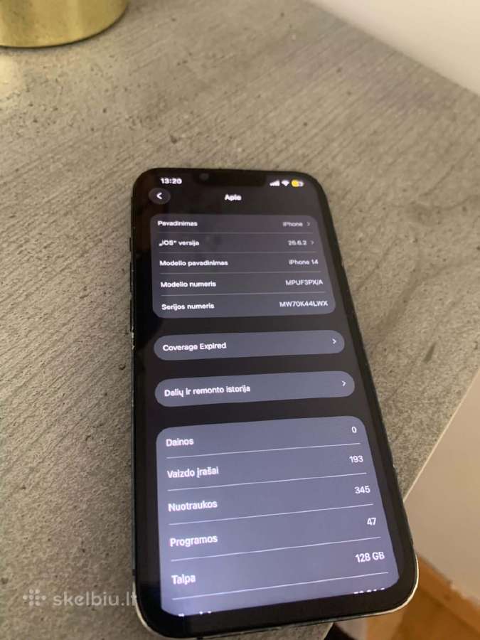 iPhone 14 128gb - nuotraukos Nr. 3