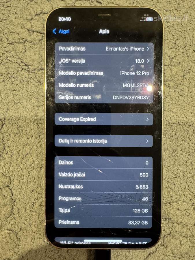 Su Def Apple iPhone 12 pro - nuotraukos Nr. 4