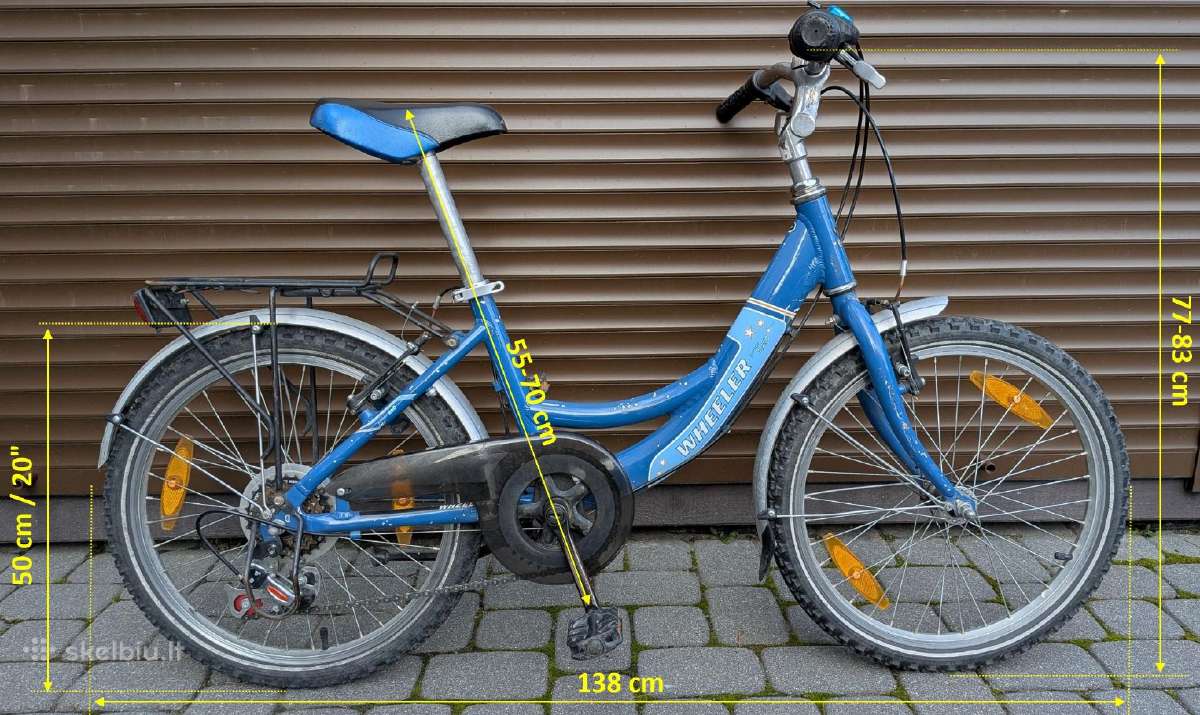 Vaikiškas dviratis Wheeler Junior 220, 20" - nuotraukos Nr. 3