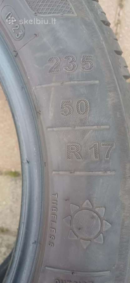 Kleber 235/50 R17 2023 metų geros būklės - nuotraukos Nr. 4