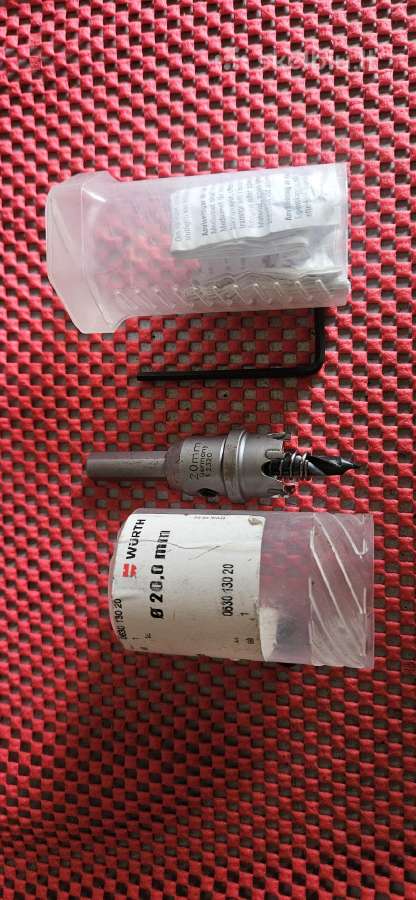 20 mm skersmens karūninis grąžtas - nuotraukos Nr. 2
