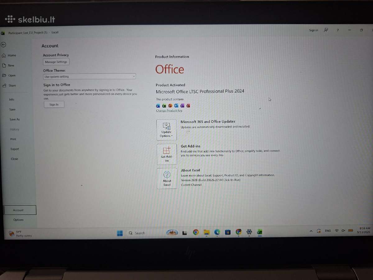 Hp Elitebook 1050 G1 Core i7 8th Gen 32/1tb - nuotraukos Nr. 2
