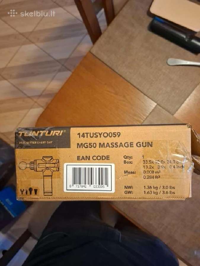 Tunturi smūginis masažuoklis Mg50 - nuotraukos Nr. 4