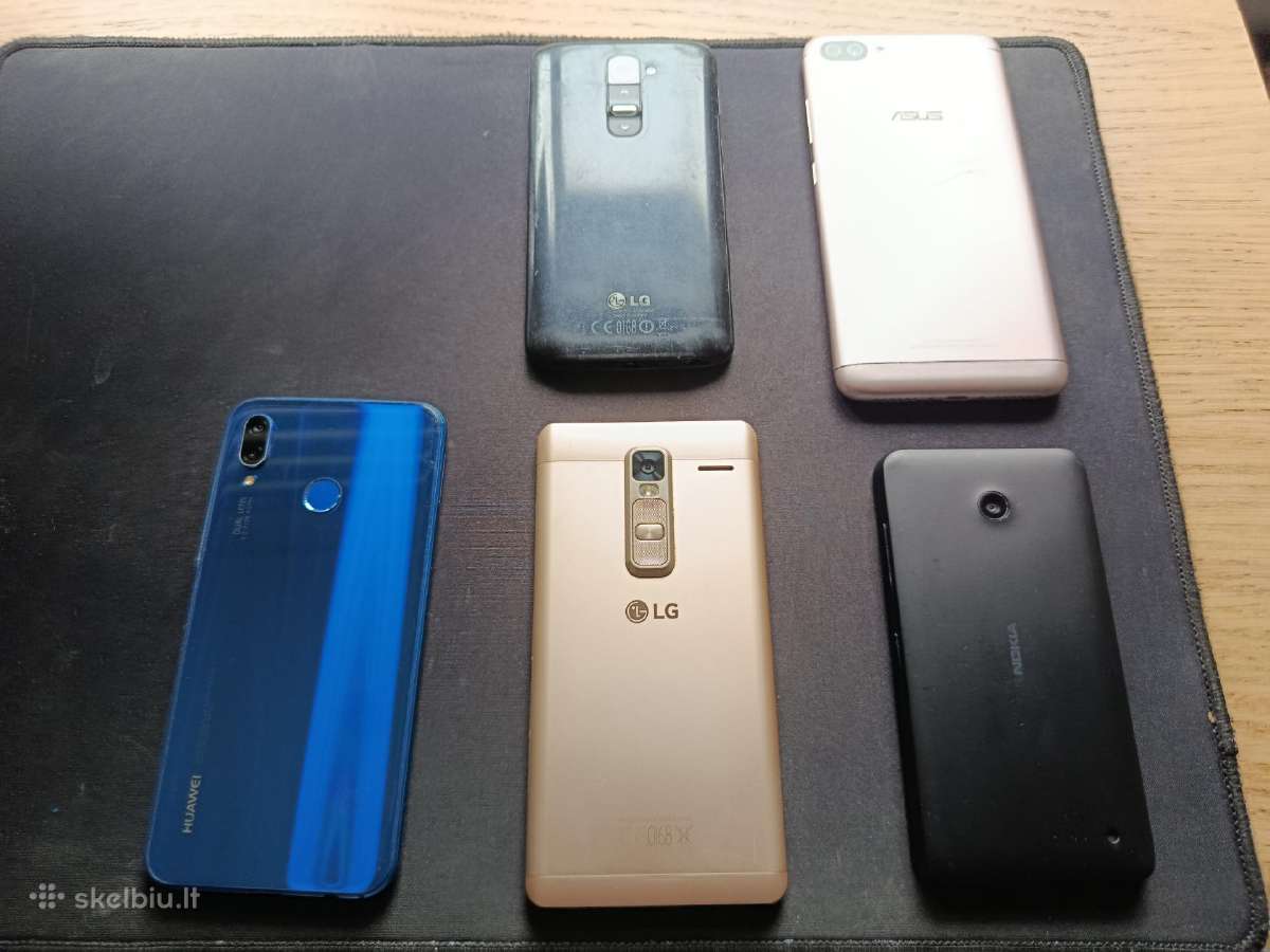 Įvairūs mobilieji telefonai su defektais - nuotraukos Nr. 2