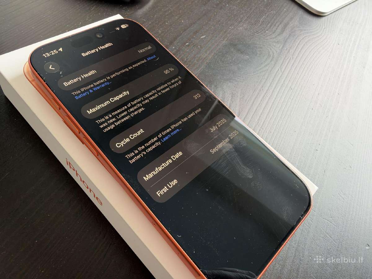 Parduodu Apple iPhone 17 Pro 256 GB, Cosmic Orange - nuotraukos Nr. 4