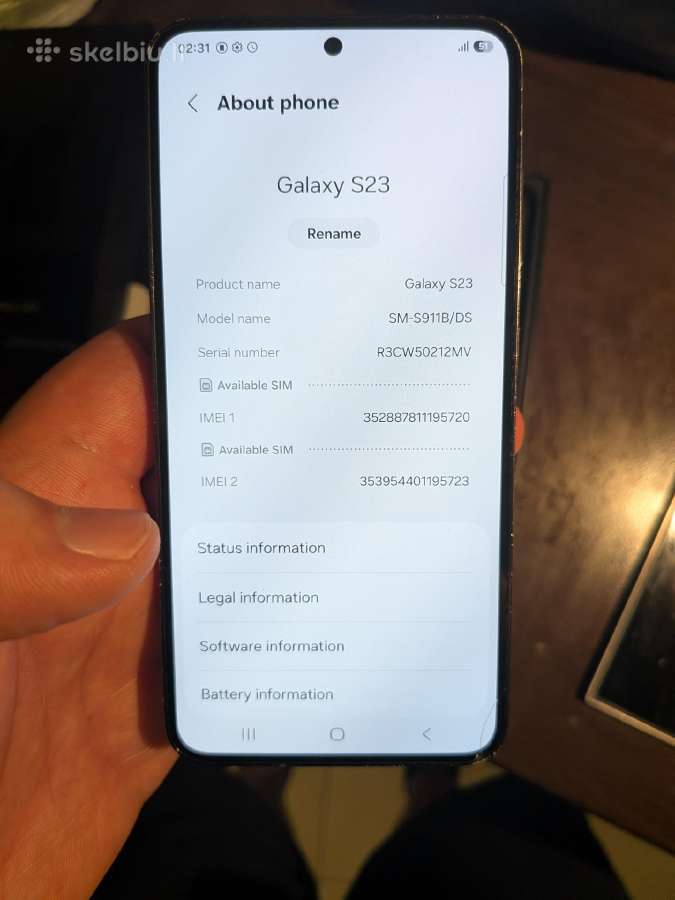 Samsung Galaxy S23 128/8gb ( su originalia dėže) - nuotraukos Nr. 8