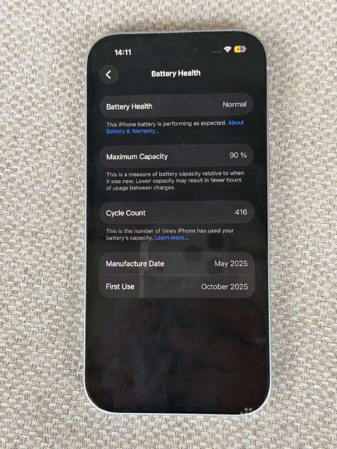 iPhone 15 128gb blue - nuotraukos Nr. 6