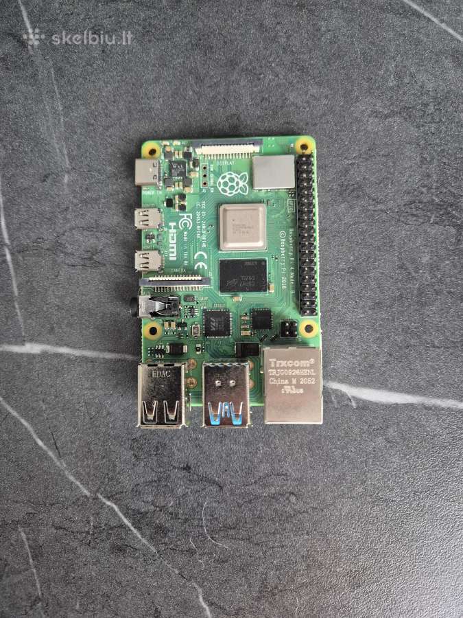 Raspberry Pi 4 RAM 8 GB Rom 64 GB - nuotraukos Nr. 2