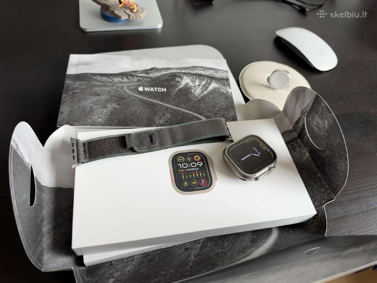 Parduodu Apple Watch Ultra 2 49 mm – Natural Titan - nuotraukos Nr. 3
