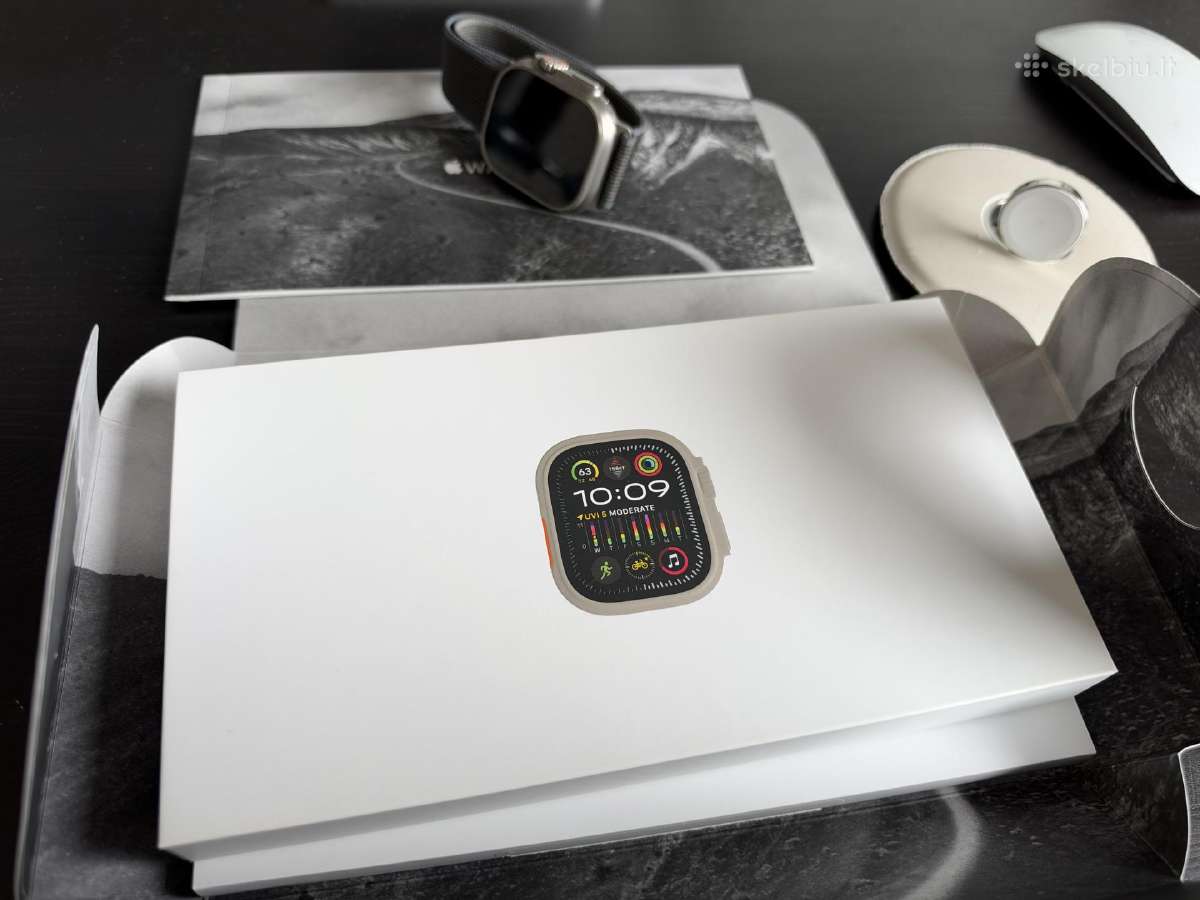 Parduodu Apple Watch Ultra 2 49 mm – Natural Titan - nuotraukos Nr. 4