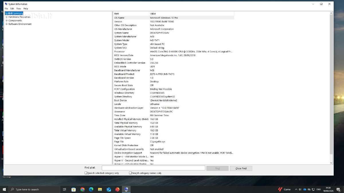 Žaidimų / Darbo kompiuteris (i5-6600k / 16gb RAM) - nuotraukos Nr. 4