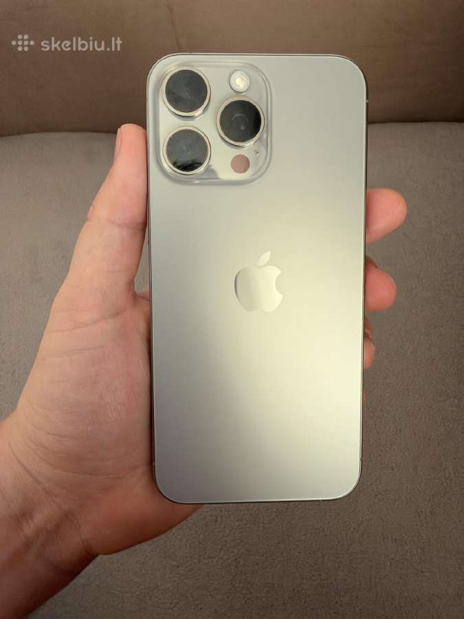 Parduodamas iPhone Pro Max 256gb Natural Titanium - nuotraukos Nr. 2