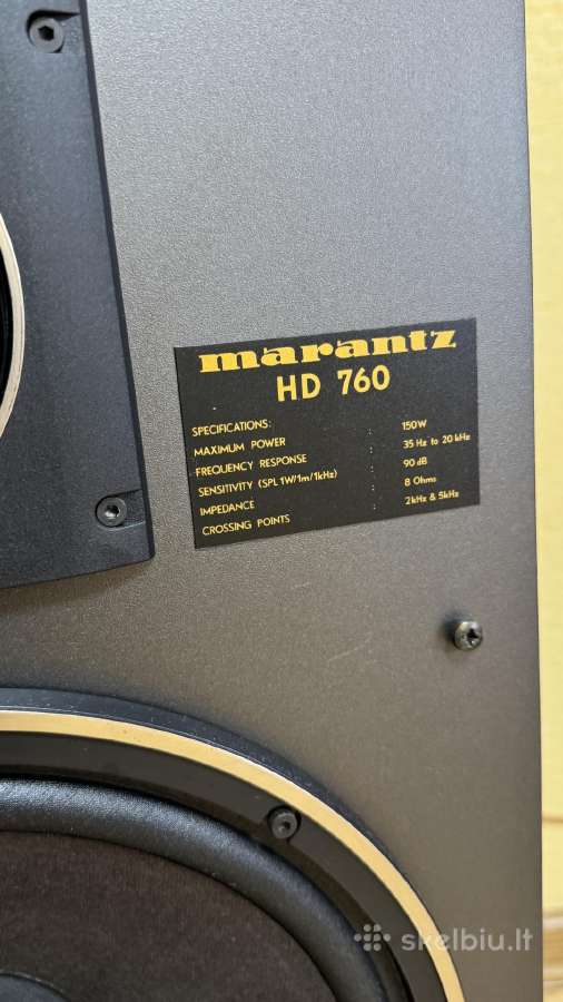 Marantz audio komplektas su pulteliu ir HD 760 - nuotraukos Nr. 8