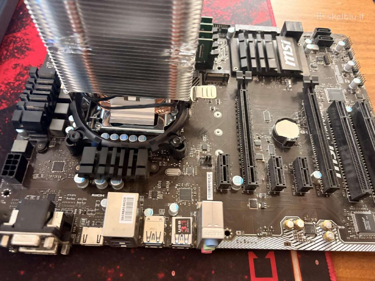 I5-7500 / Msi Z170a / 16gb RAM + aušintuvas Combo - nuotraukos Nr. 3