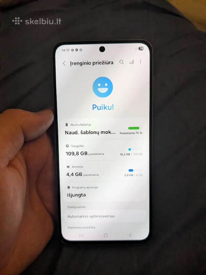 Samsung Galaxy A56 128/8gb 5G beveik nenaudotas - nuotraukos Nr. 4