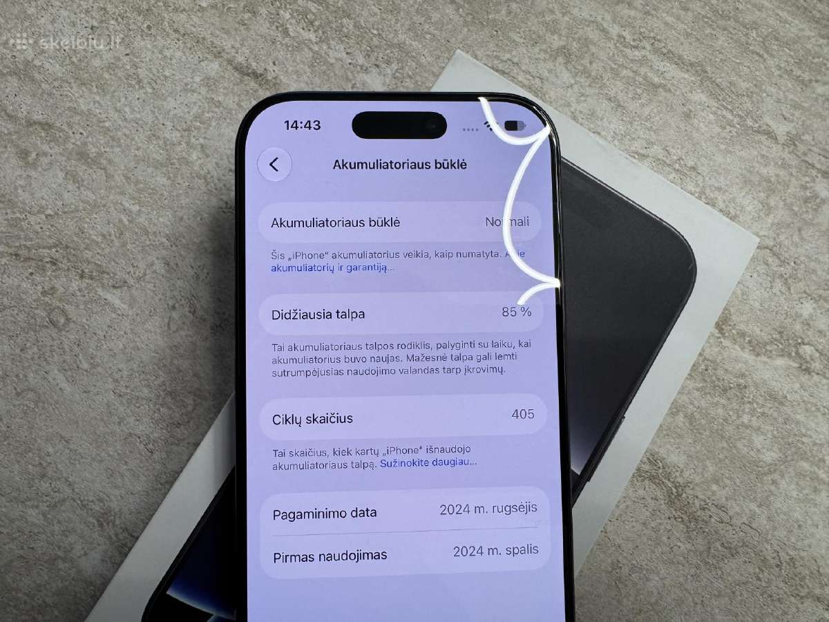 iPhone 16 Pro - nuotraukos Nr. 3