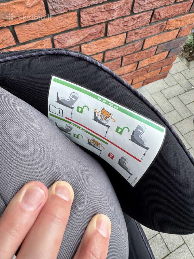 Cybex auto kėdutė su 360 padu. - nuotraukos Nr. 6