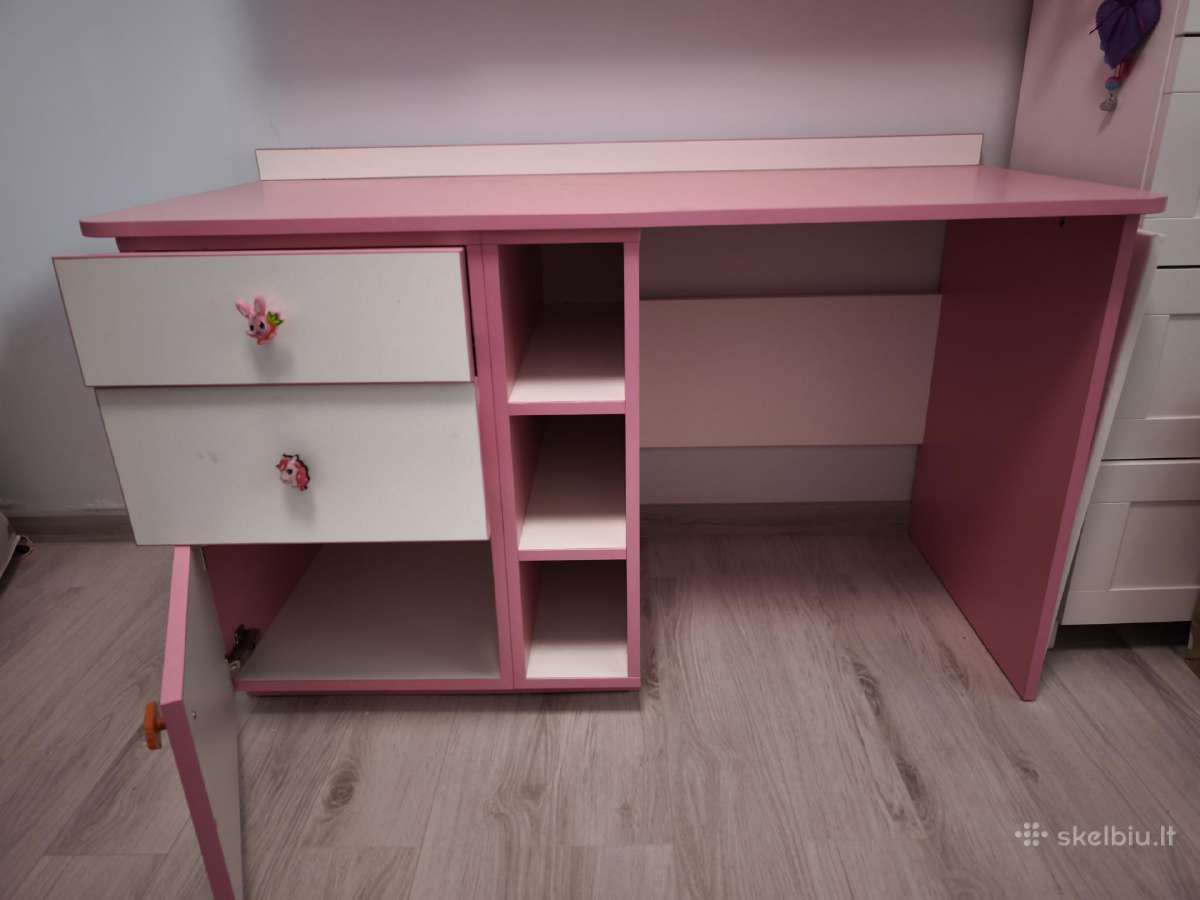 Vaikiškas rašomasis stalas "Pink" - nuotraukos Nr. 2