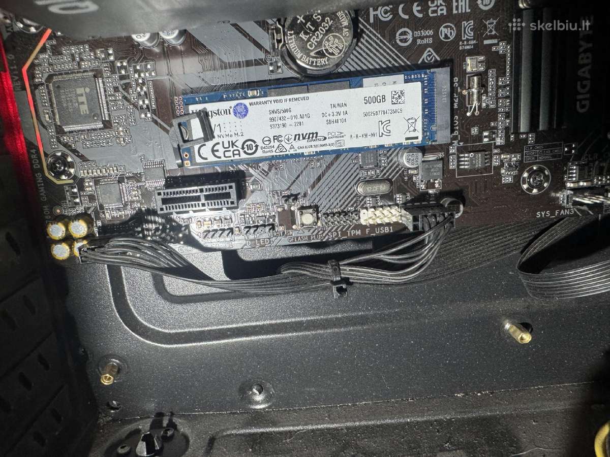 Darbui pc i5-13400f 16gb ddr4, SSD 500gb HDD 1tb - nuotraukos Nr. 7