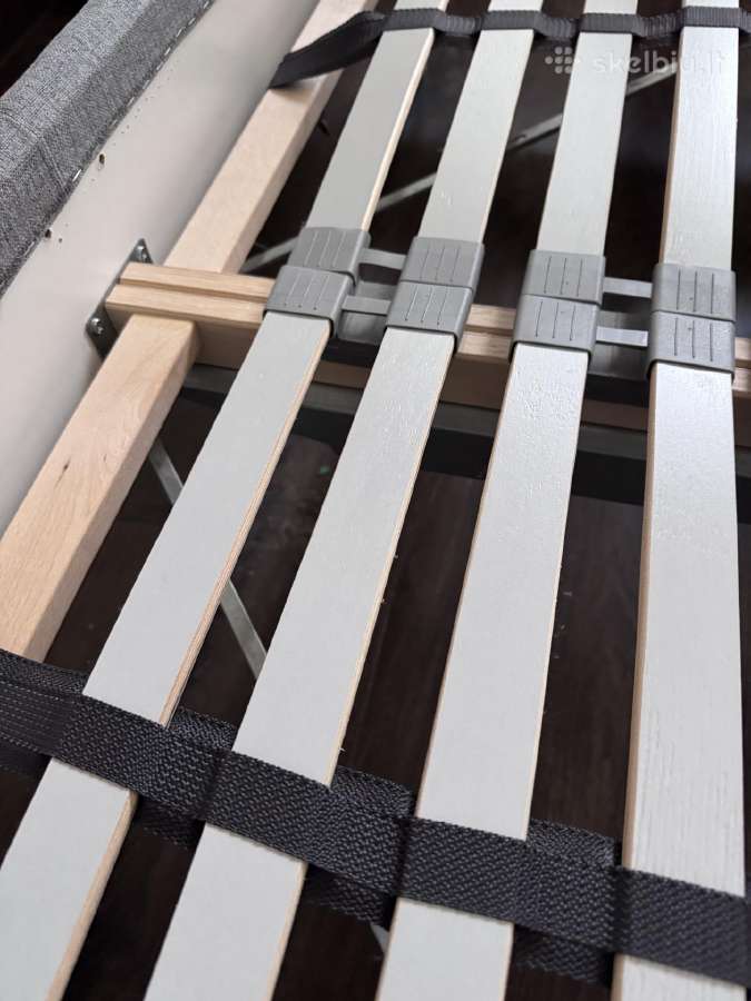 Ikea Trysil dvigulė lova 160x200 su grotelėmis - nuotraukos Nr. 8