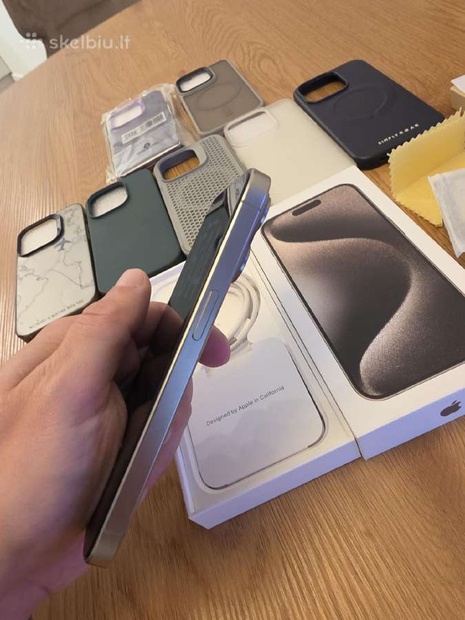 Apple iPhone 15 Pro 128gb natural titanium - nuotraukos Nr. 4