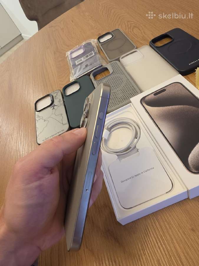 Apple iPhone 15 Pro 128gb natural titanium - nuotraukos Nr. 5