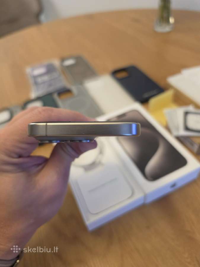 Apple iPhone 15 Pro 128gb natural titanium - nuotraukos Nr. 7