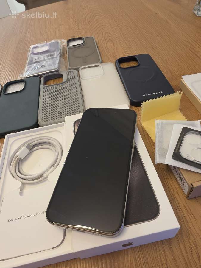 Apple iPhone 15 Pro 128gb natural titanium - nuotraukos Nr. 11