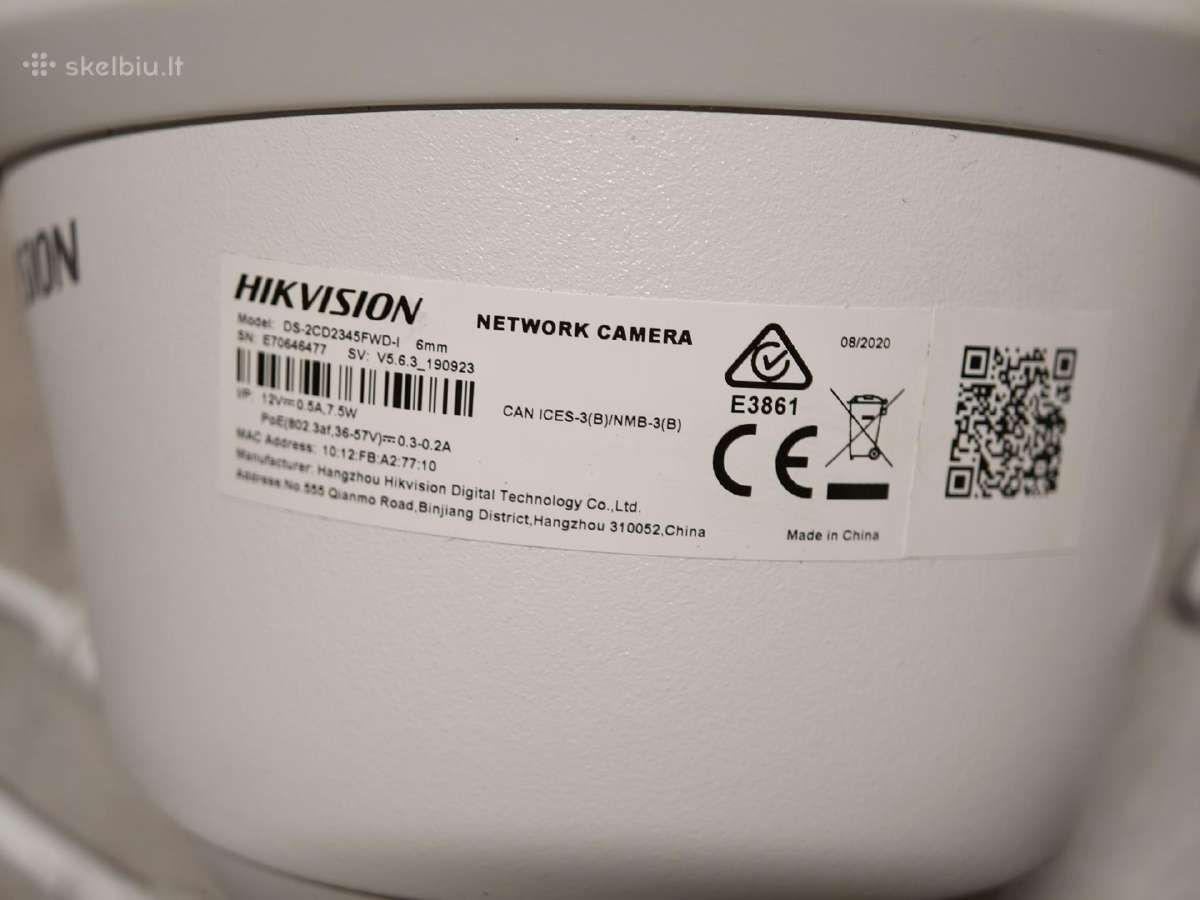 Hikvision kameros - nuotraukos Nr. 4