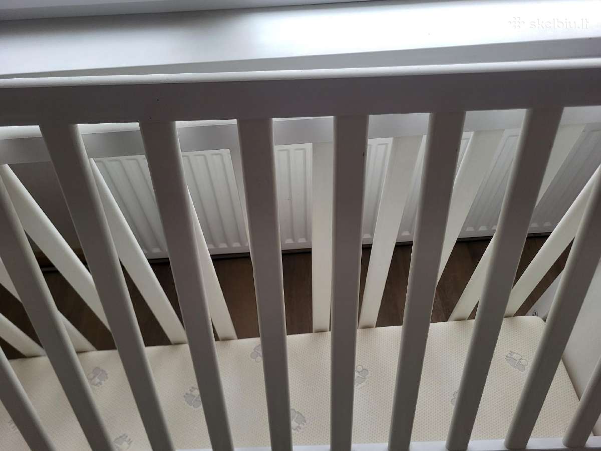 Ikea lovytė 60120 su čiužinuku - nuotraukos Nr. 4