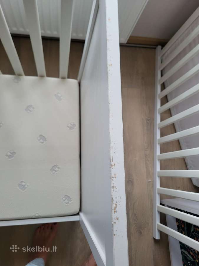 Ikea lovytė 60120 su čiužinuku - nuotraukos Nr. 10