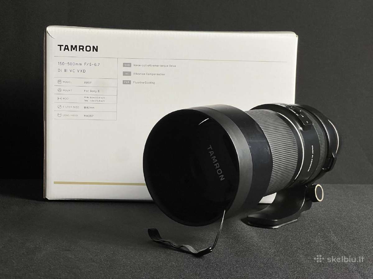 Tamron 150-500mm (Sony E) f/5-6.7 Di III Vc Vxd - nuotraukos Nr. 4