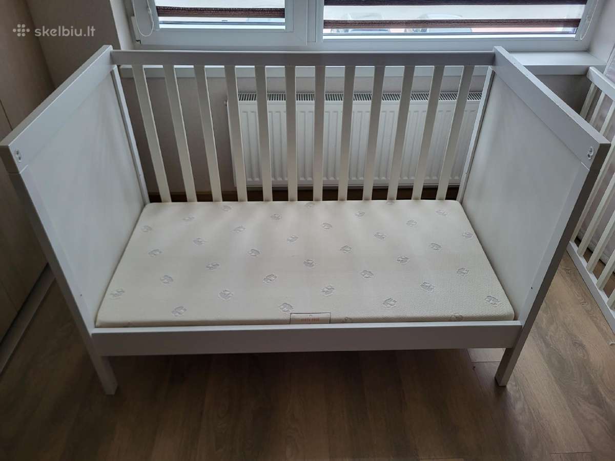 Ikea lovytė 60120 su čiužinuku - nuotraukos Nr. 16