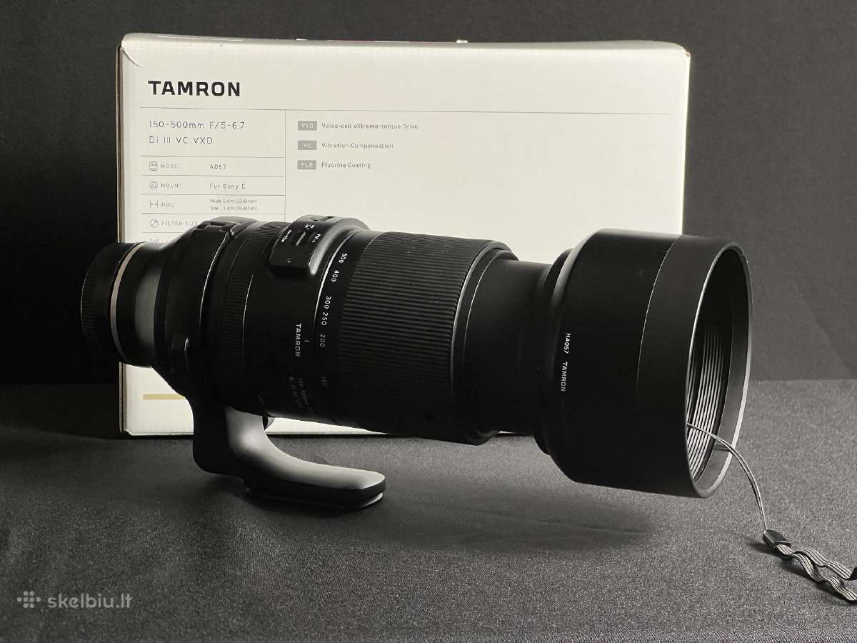 Tamron 150-500mm (Sony E) f/5-6.7 Di III Vc Vxd - nuotraukos Nr. 5