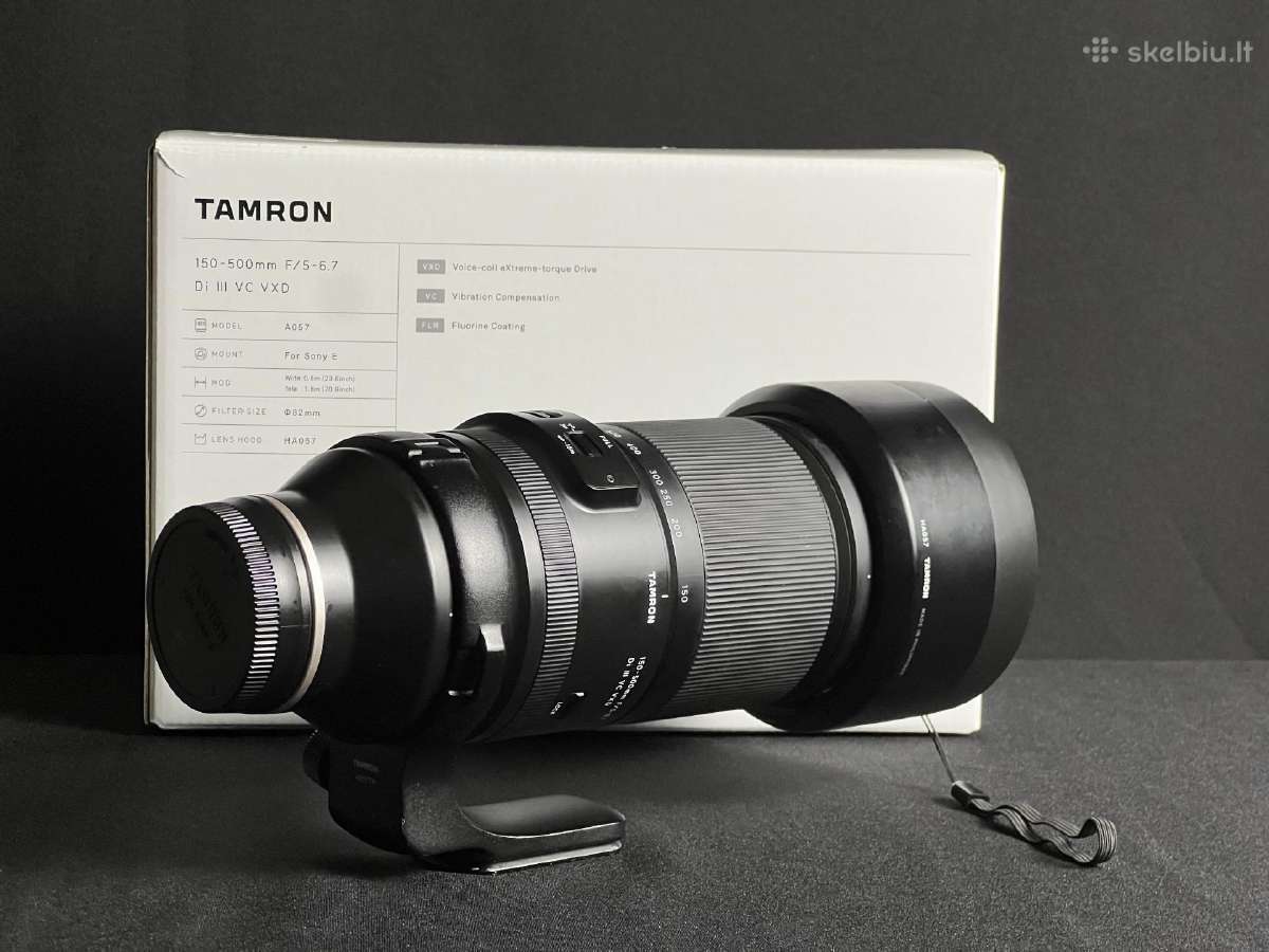Tamron 150-500mm (Sony E) f/5-6.7 Di III Vc Vxd - nuotraukos Nr. 6