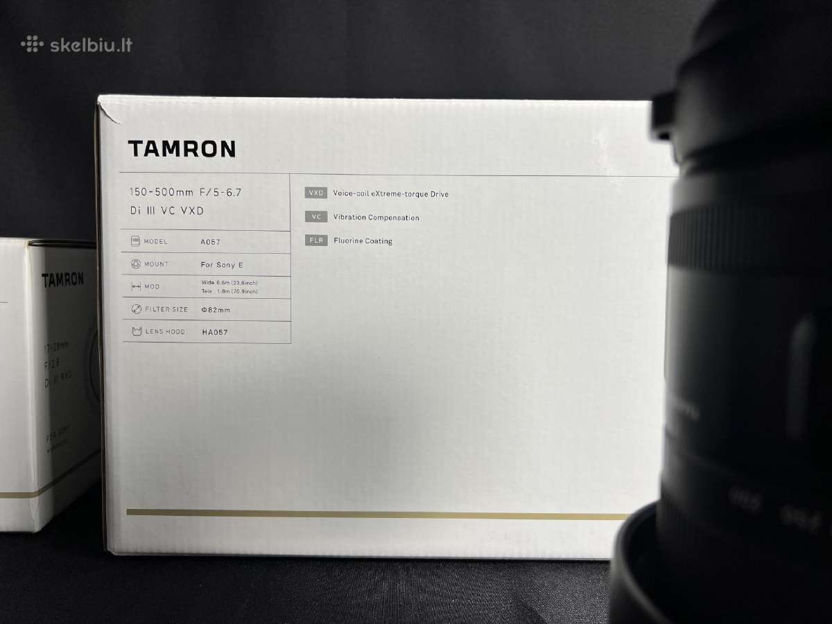 Tamron 150-500mm (Sony E) f/5-6.7 Di III Vc Vxd - nuotraukos Nr. 9