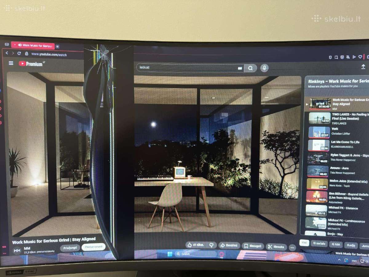Monitorius Samsung Lc27rg50fqu 240hz Fhd Daužtas - nuotraukos Nr. 2