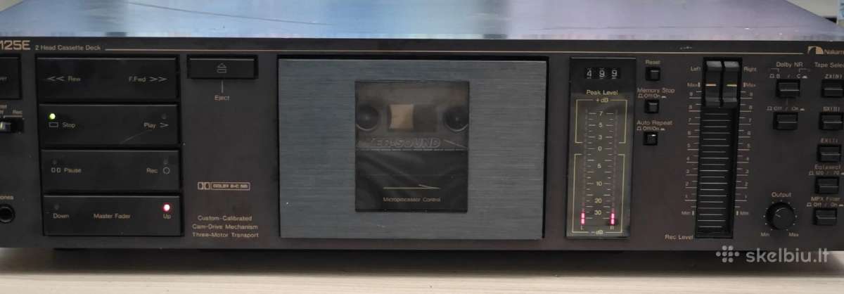 Nakamichi Bx-125e tape deck kasečių deka - nuotraukos Nr. 2