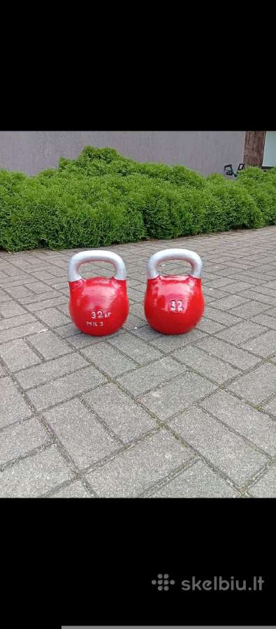 32-24-12kg.metalinės geros sportinės girės - nuotraukos Nr. 3